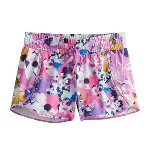 Sun Gear Dolphin Shorts Pink Floral Attached Panty Comfortable Stretch JJ2039